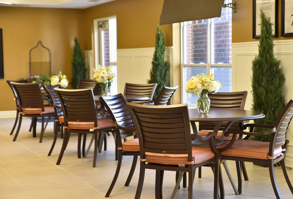 dining room with chairs and tables