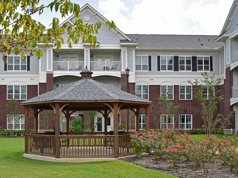 courtyard and gazebo